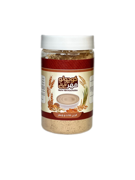 فرنی غلات و پنچ مغز